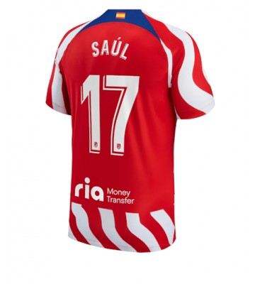 Atletico Madrid Saul Niguez #17 Hjemmedrakt 2022-23 Kortermet